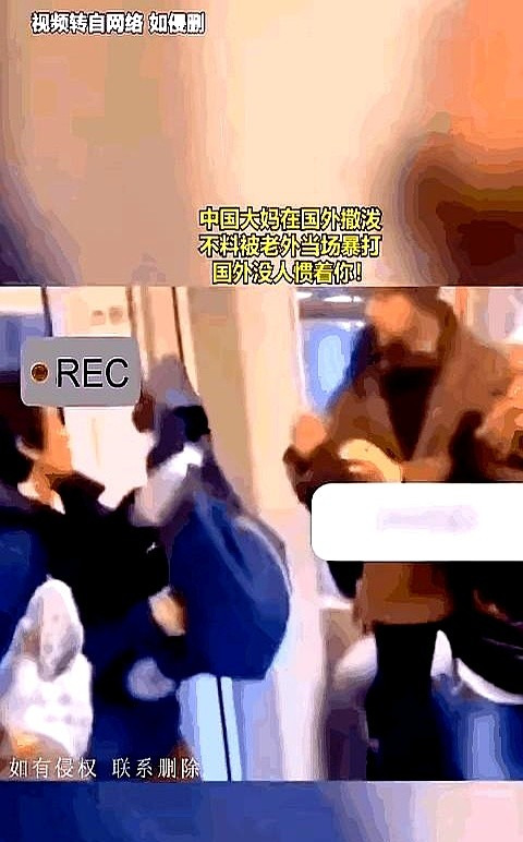 中国大妈国外地铁上打人











---











我真