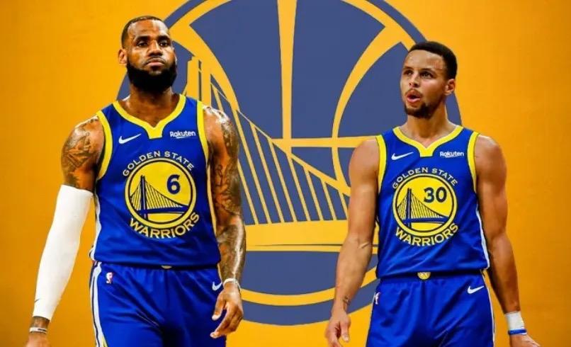 #詹姆斯不在续约湖人，有望联手库里加盟勇士# 