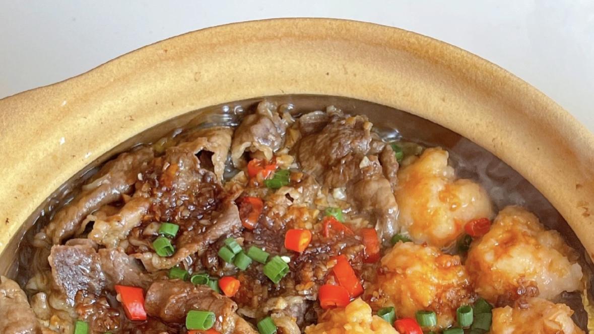 一口鲜到跺脚！虾滑肥牛粉丝煲，懒人也能端出饭店级大菜