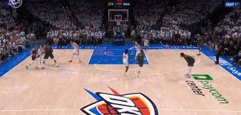 真进化了！今年季后赛兰德尔打得真好！
在今天NBA季后赛雷霆与森林狼的第二节比赛
