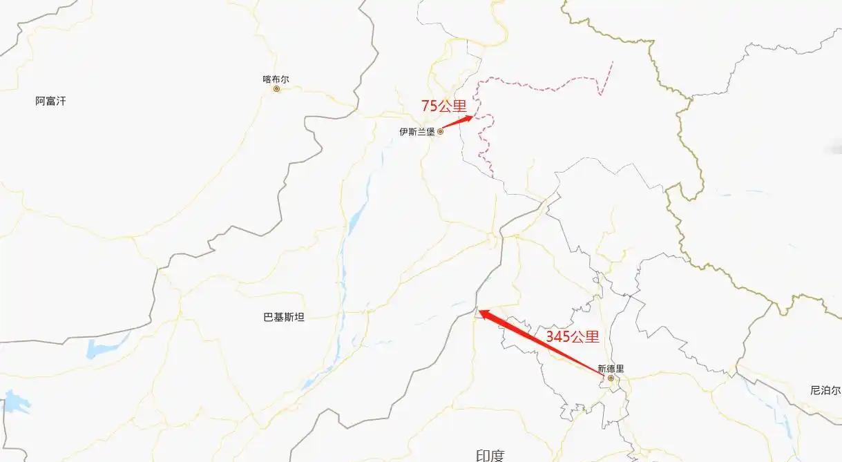 巴基斯坦和印度都是一个奇葩的国家，明明领土都不算小，尤其印度从东到西拉出来足足有