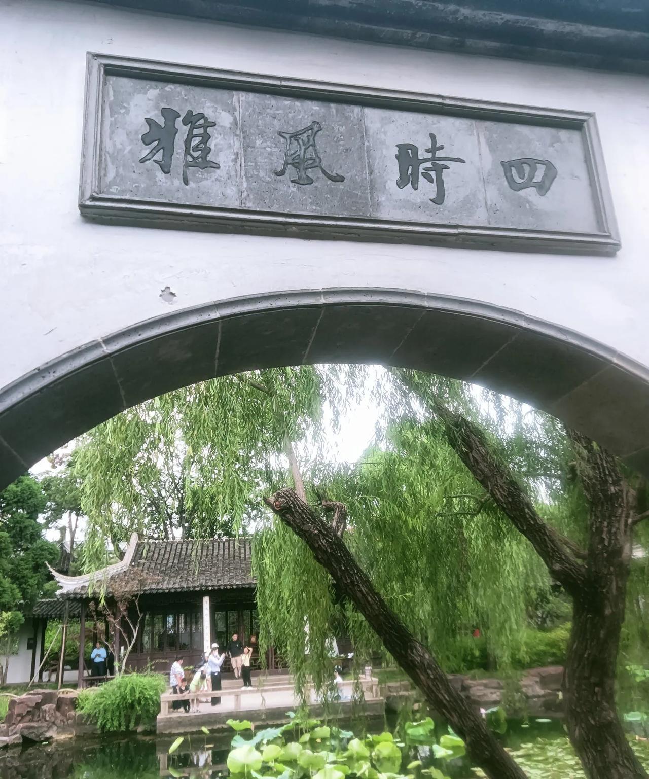 #旅行随手拍#苏州沧浪亭街，沧浪亭的对面就是可园，两座园林具有共同点：文化层次高
