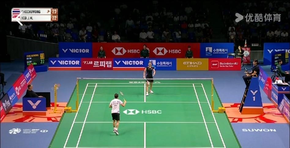 杨佳敏中途退赛，
李美妙晋级四强！
2025年韩国羽毛球公开赛刚刚结束了一场女单