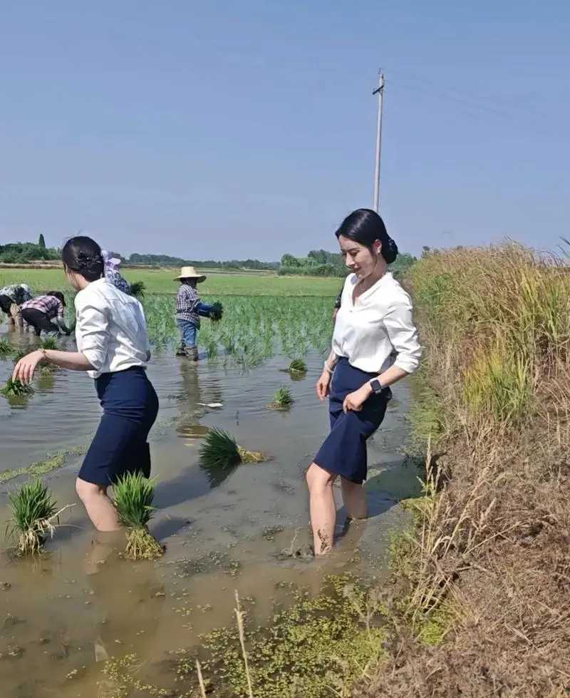 真看不惯，下地还带手表和手链，太假了