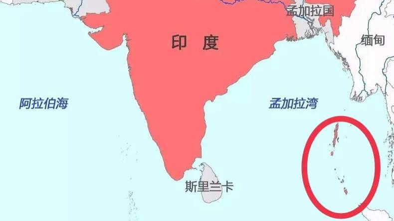 印度在东南亚也有领土？安达曼群岛锁死马六甲海峡