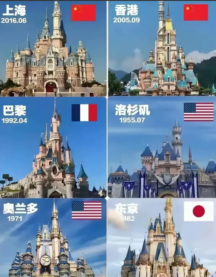 很多人以为迪士尼会开遍全球，实则全球仅 6 家。不是不想开，而是他们担心市场承载