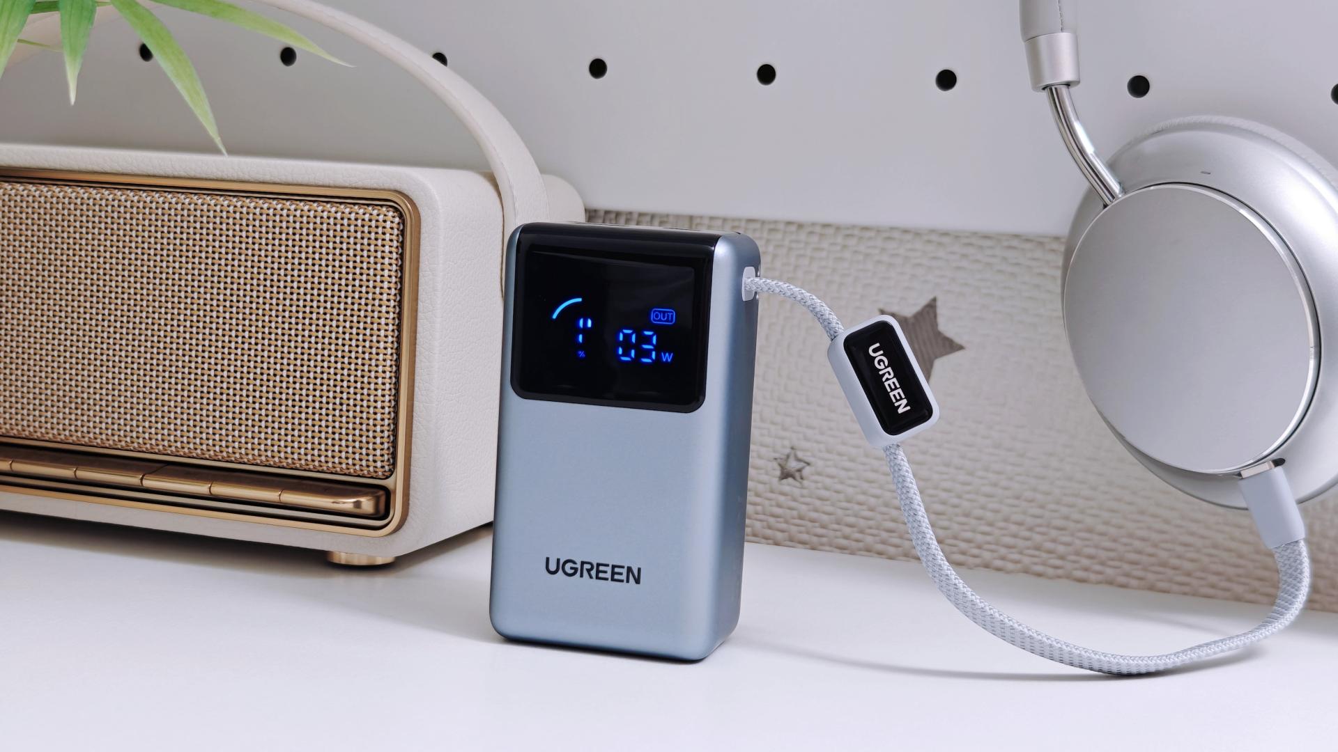 真3C认证加持，轻简充电新选择！绿联能量湃Pro 55W充电宝