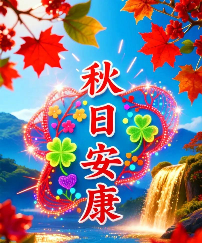 《秋日安康》
初秋清风送微凉，
田野禾苗渐泛黄。
阳光正好云轻淡，
人间处处好风