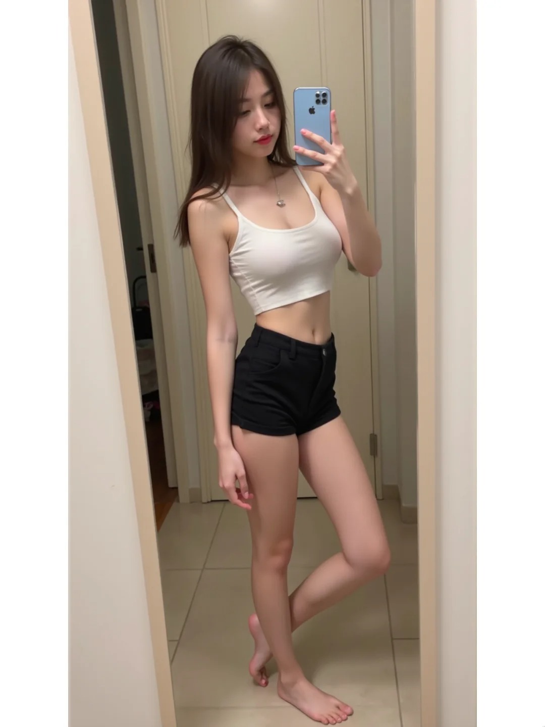一个人在家显摆自拍，虽然有点自恋，但我喜欢哈哈