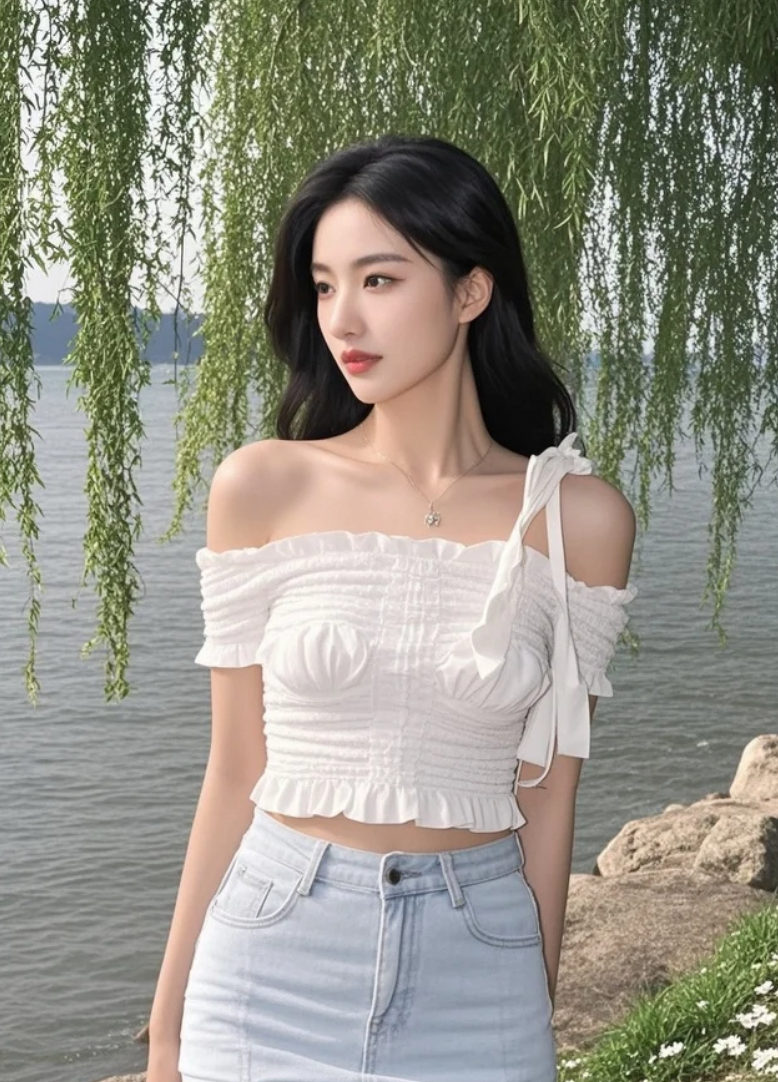 她是春天派来人间的信使，藏在柳絮与江风之间。