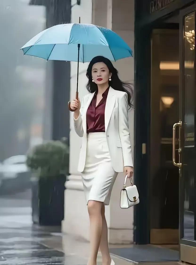 雨中漫步佳人
雨里佳人独自行，
霓虹浮影梦魂萦。
撑伞静听檐声碎，
暗夜微光自永