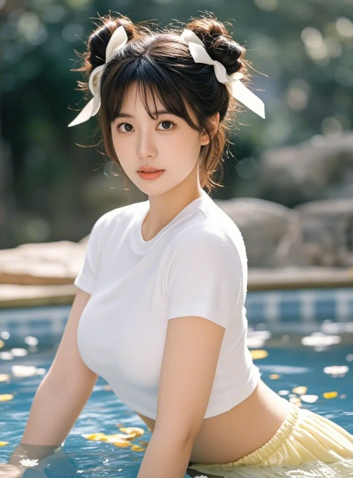 氛围感美女在线营业 这身材是真实存在的吗