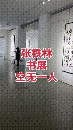 张铁林书展空无一人
我认为，张铁林书展空无一人的情况并不意外。我承认他的字比一般
