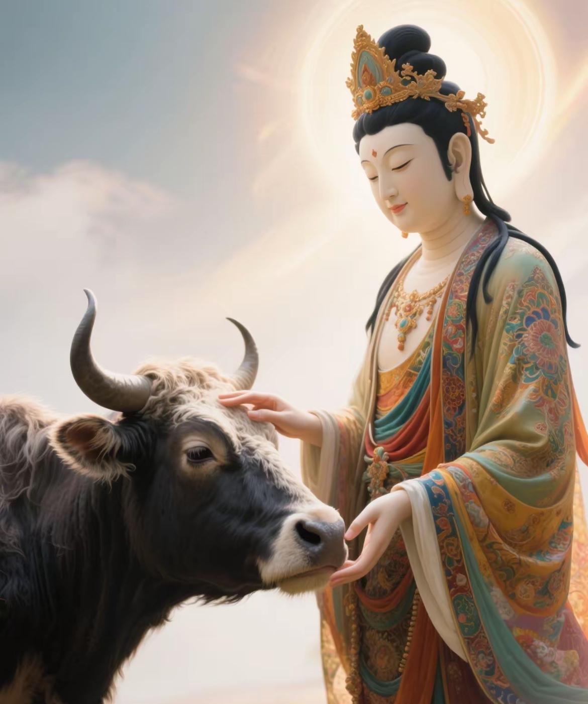 你的本命守护神——虚空藏菩萨已至！
从今日起，
财运亨通，事业稳步攀升，烦恼消散
