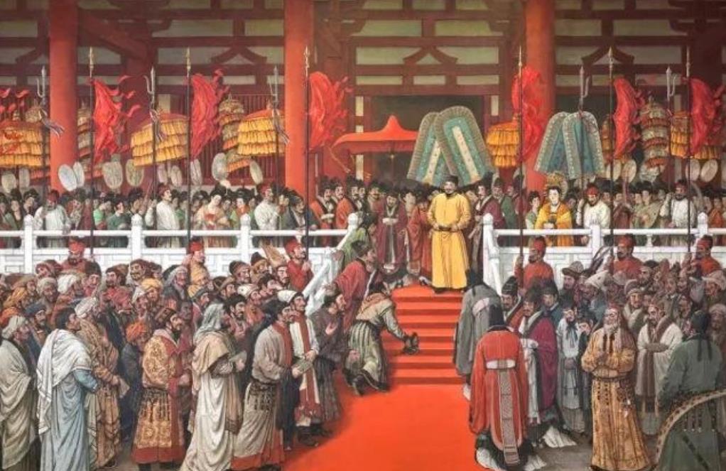 647年，李世民派王玄策出使天竺，堂堂大唐使臣竟遭到天竺军伏击，随从全部牺牲，所