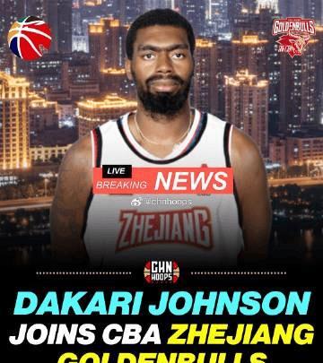 达卡里约翰逊回归CBA，加盟浙江稠州代替余嘉豪
CBA老熟人，之前在青岛大杀四方