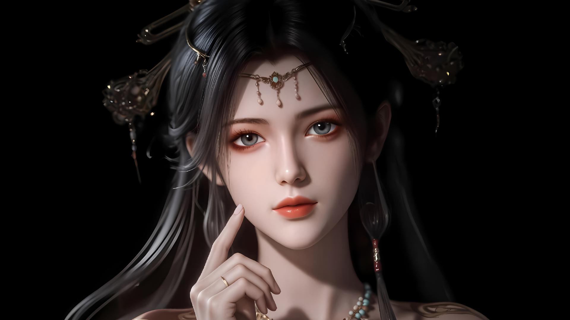 牧神记灵毓秀4K超清壁纸赏析：若问情根深几许，牧云深处共斜晖！