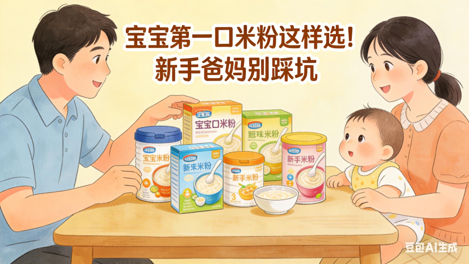 宝宝第一口米粉这样选！新手爸妈别踩坑