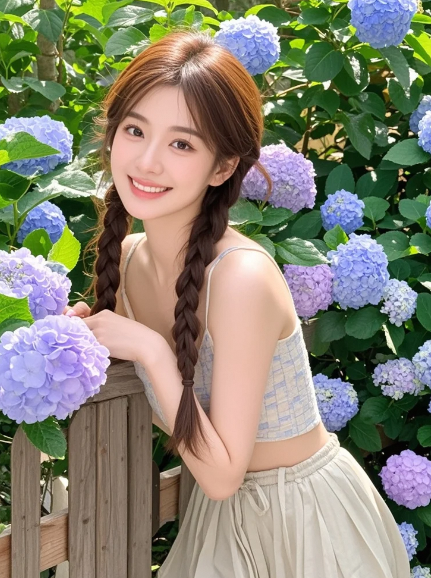 她来了，连空气都变甜了