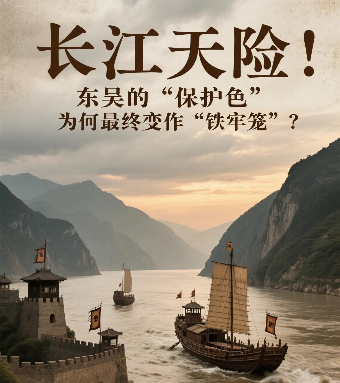 长江天险：东吴的“保护色”为何最终变作“铁牢笼”？
赤壁之战的熊熊烈火，成就了东