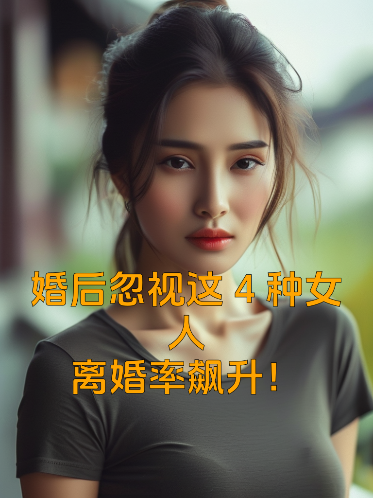 婚后忽视这4种女人，离婚率飙升！