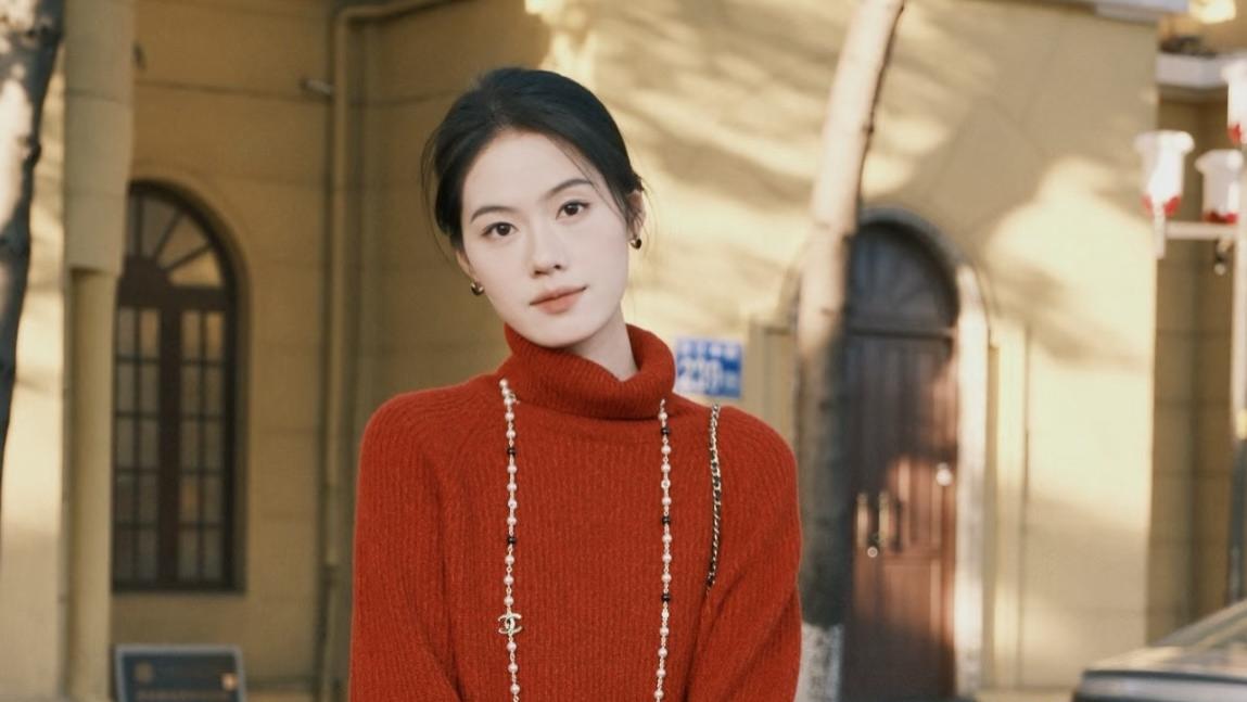 圣诞氛围感穿搭，红色、棕色复古感十足，来挑一套过节吧