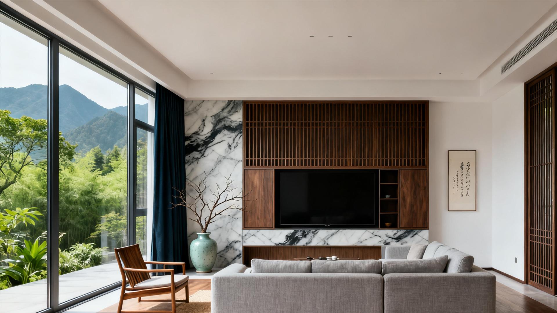 当 280㎡空间遇见新中式，有着能让世界安静下来的魔力