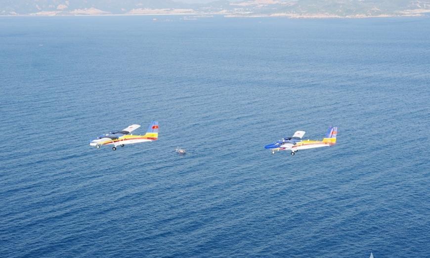 2025年8月越南海军954旅DHC-6飞机为80周年阅兵飞行训练