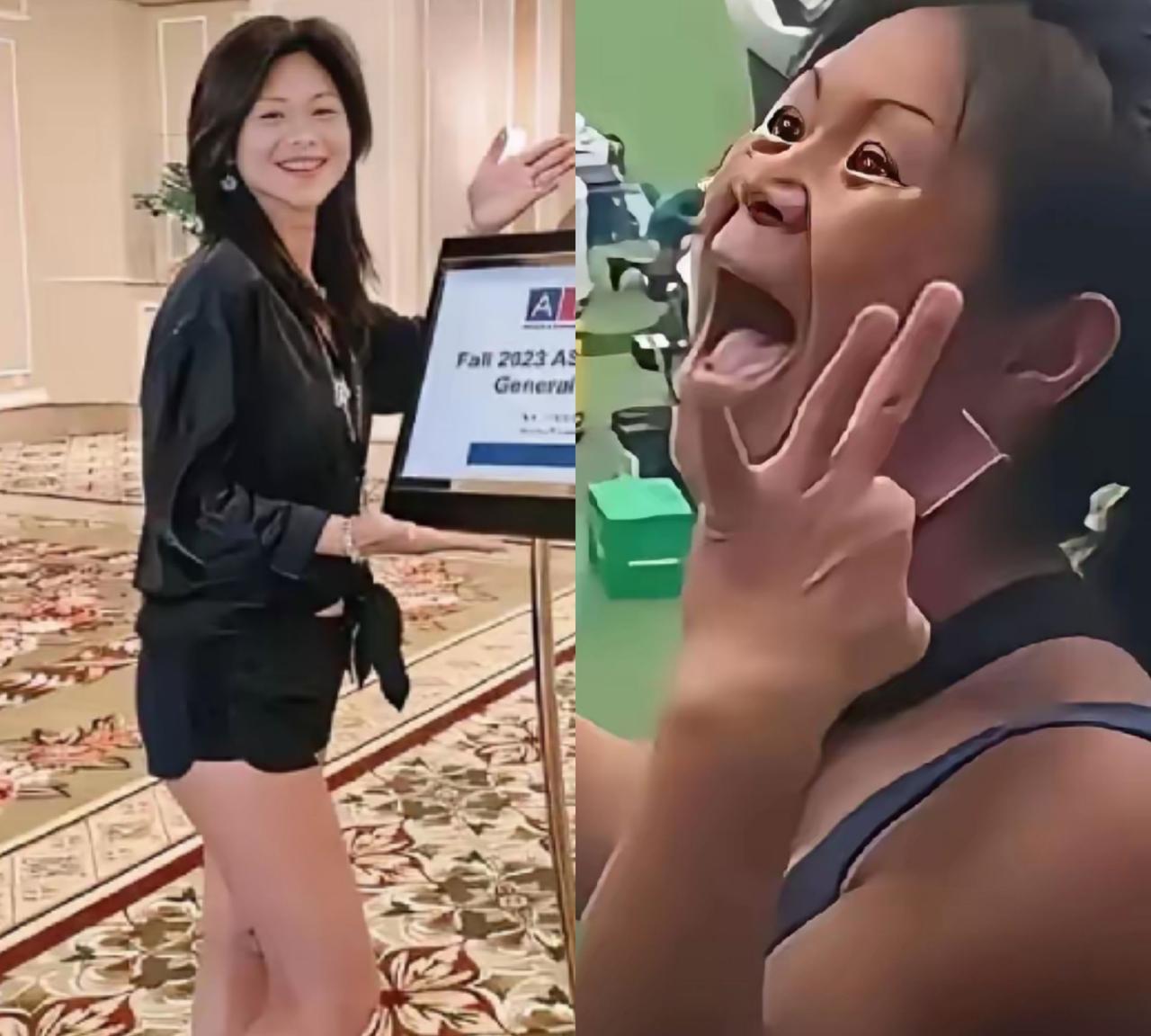 网球姐二婚前后反差还是挺大的，以前看着还算精致，穿着打扮上也挺讲究，二婚后简直不