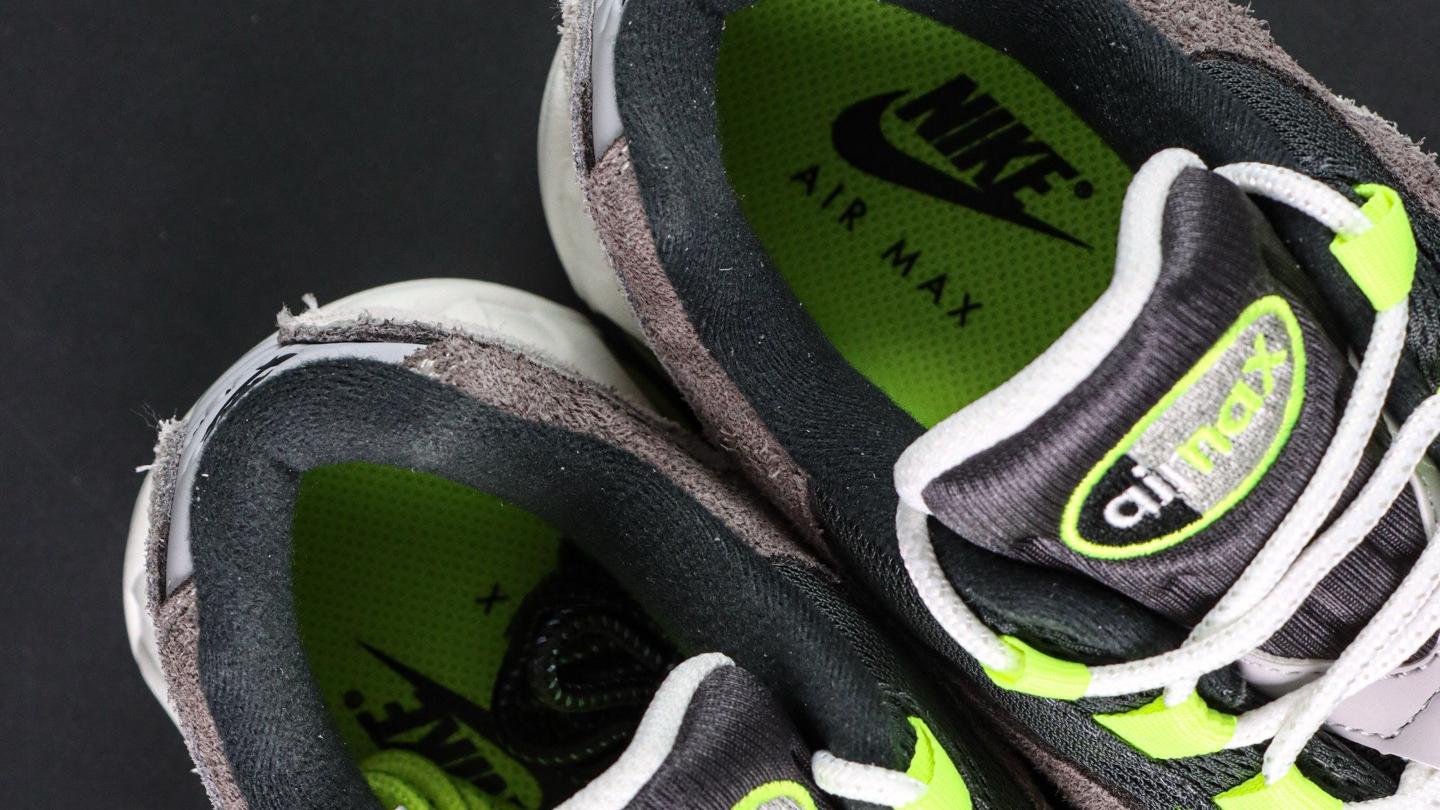 Nike Air Max 95 Big Bubble OG“Reverse Neon”反转黑灰 运动