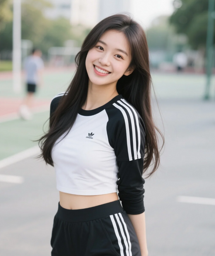 哈，这女生一出现，空气都变得活泼像精灵