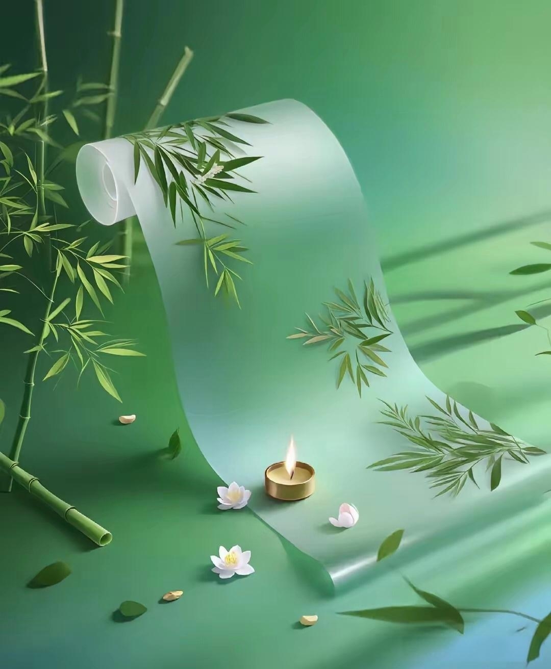 哇！超养眼的简单绿色护眼壁纸来啦，还是高清屏保哦。愿 2025 年的你好运爆棚，