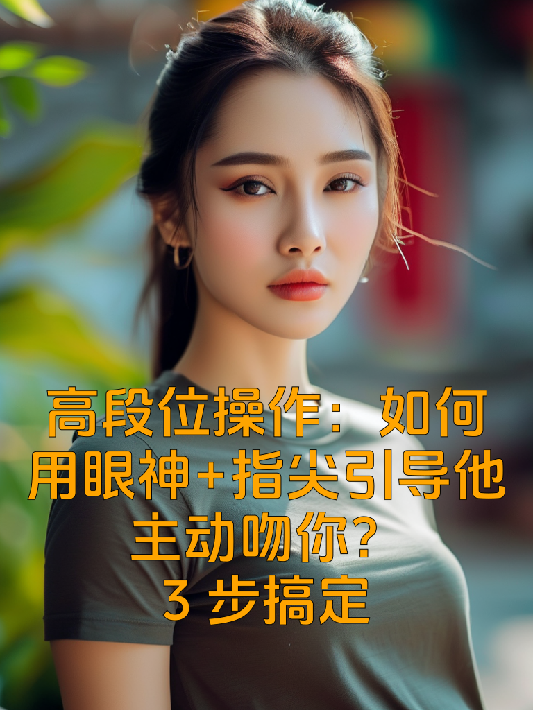高段位操作：如何用'眼神+指尖'引导他主动吻你？3步搞定