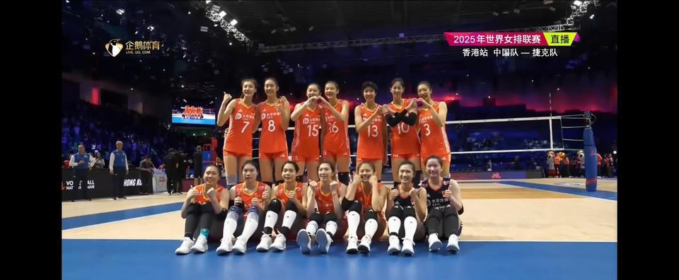 世界女排联赛中国香港站
中国3-1捷克，+0.40分
（29-27，23-25，