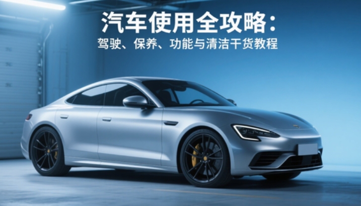 从驾驶到养护，超全汽车实用干货指南
驾驶技巧
•	上车检查：绕车一周，查看车辆底
