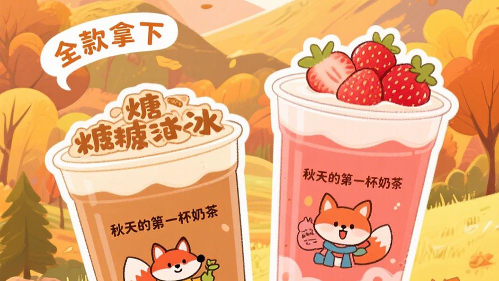 秋天的第一杯奶茶，折射出当代年轻人的社交温度与消费变迁