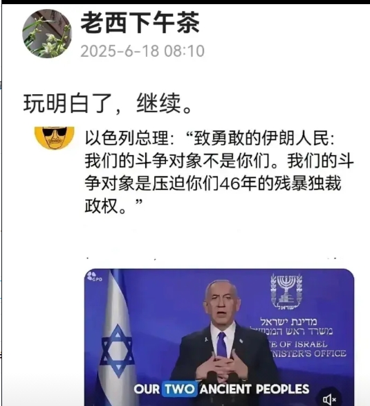 内塔尼亚胡，中东扫黑打非办主任...