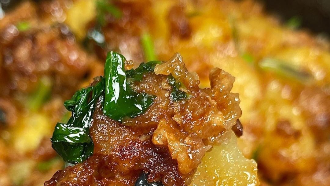 蒸一锅“沙沙糯糯”的快乐！——肉末土豆香菜的零失败懒人攻略