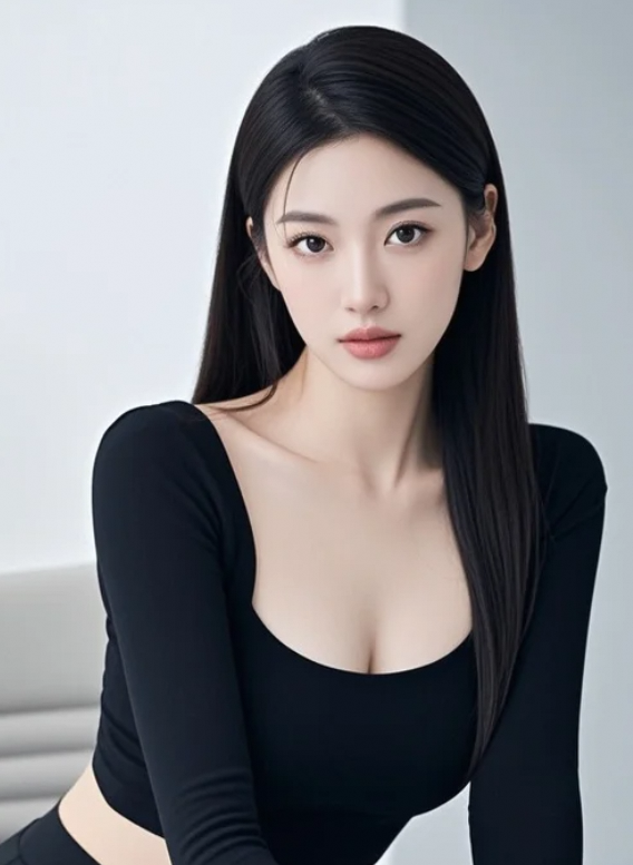 办公风云任驰骋，女生留照韵如鹰
