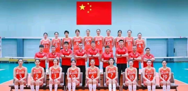 中国女排全家福