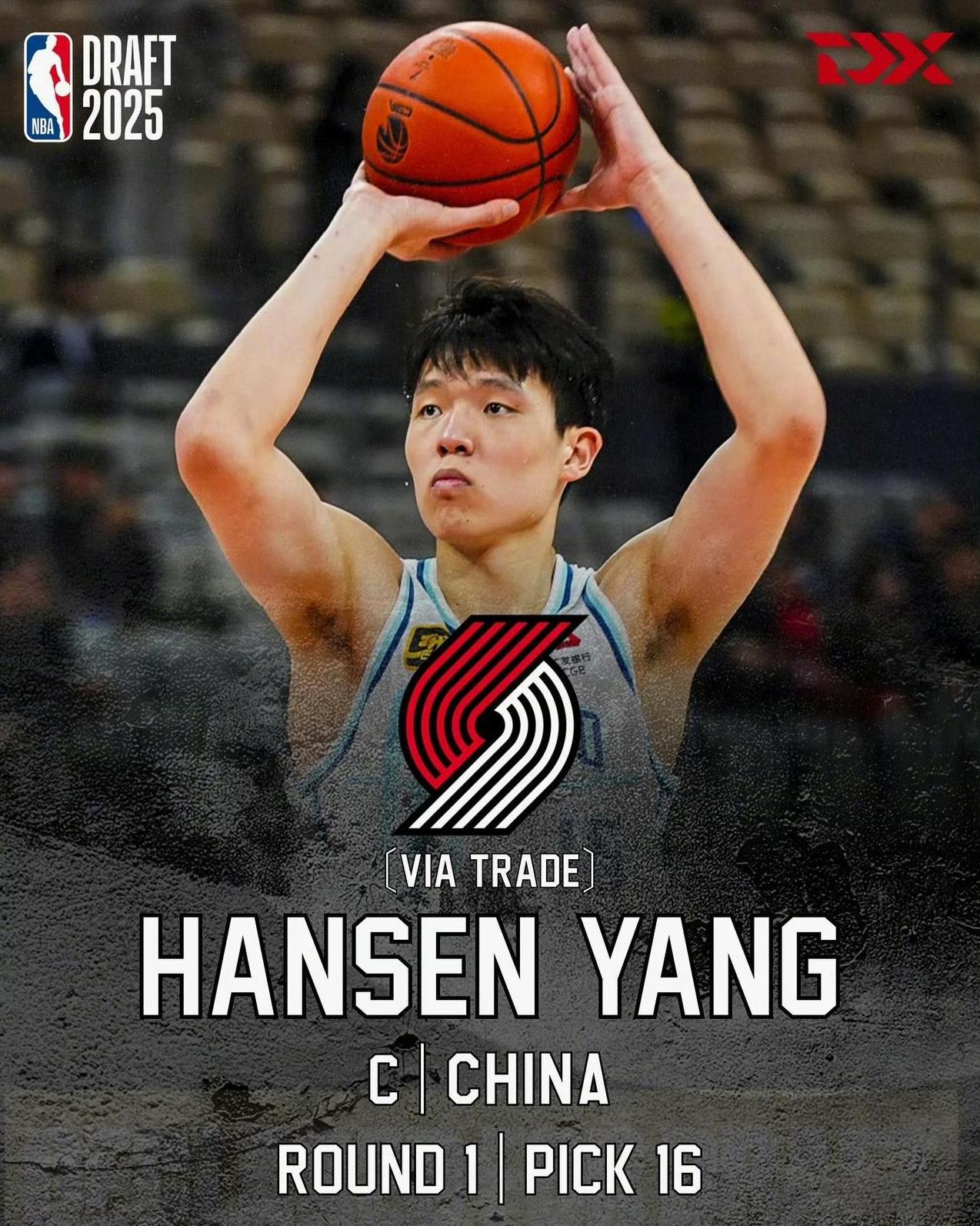 颜瀚森拿下首轮16顺位背后的5个小故事！
1.不要以为开拓者是临时起意，早在瀚森