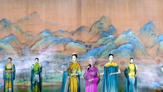 胡润峰会18分钟大秀！梁素云用云裳华服惊艳世界