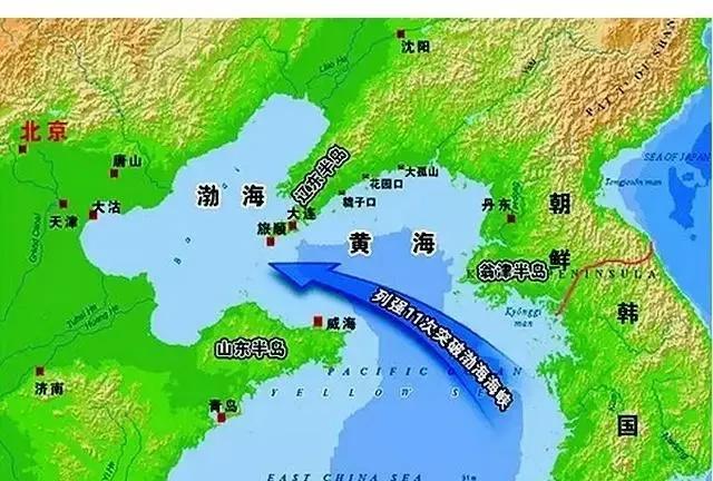 这才是老一辈的神来之笔，将渤海变成内海，甚至推动国际法的变革！
翻看地图，每一寸