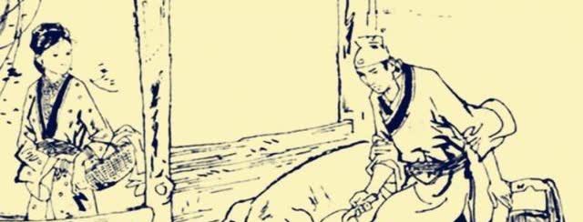 古时，一男子帮婶子杀猪，婶子非让他拿块肉回去，男子拗不过只好带回家。快到村口时，