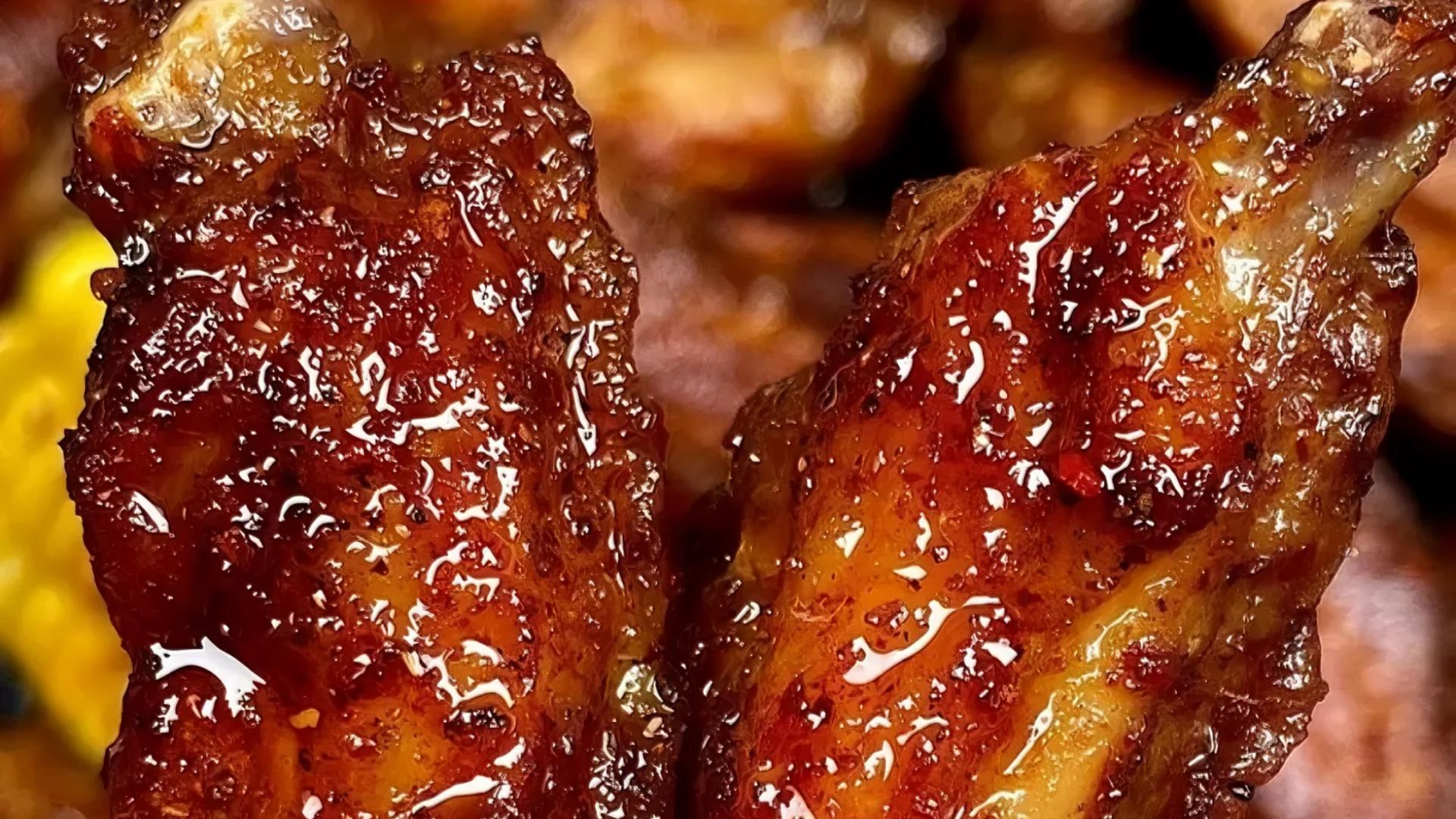 脆皮椒盐鸡翅玉米，真的巨好吃巨香