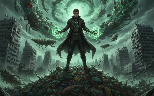 “我即是虫群！”他觉醒全场最臭异能，却用最污秽的能力守护了最纯净的世界。故事荒诞搞笑，博君一笑！