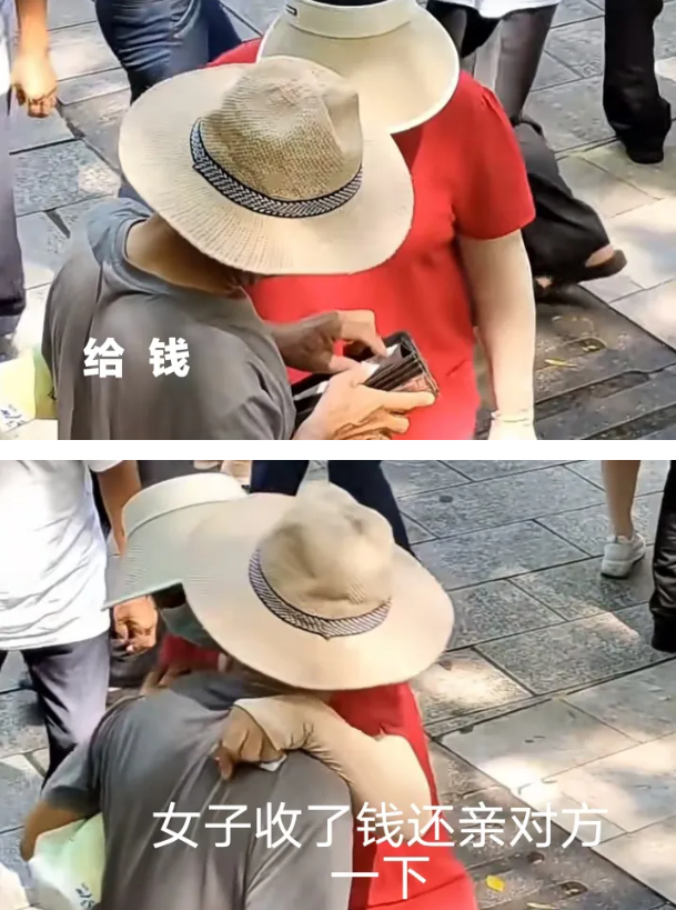 广西某公园悄然兴起这样一种风气，这有点儿退休金的老头们情愿出钱挑舞伴儿，一般10