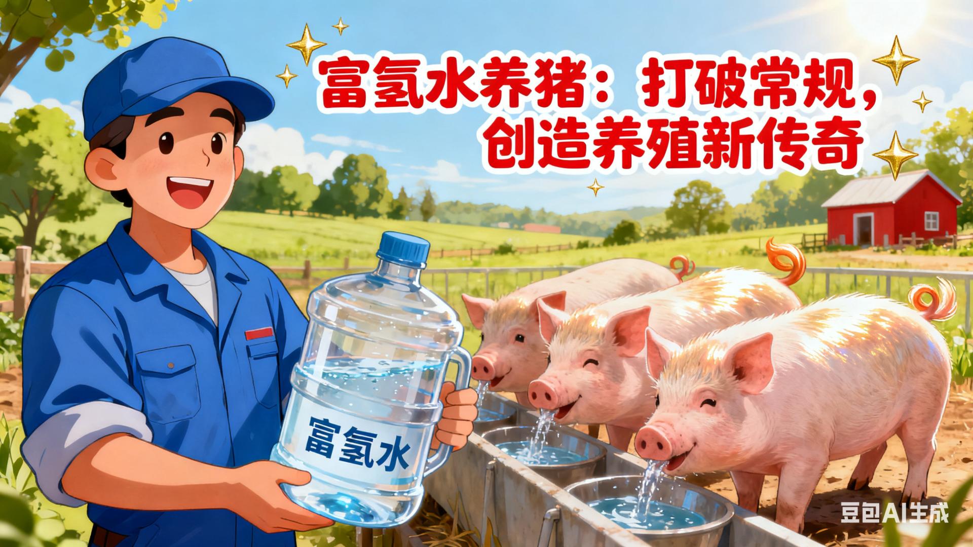富氢水养猪：打破常规，创造养殖新传奇