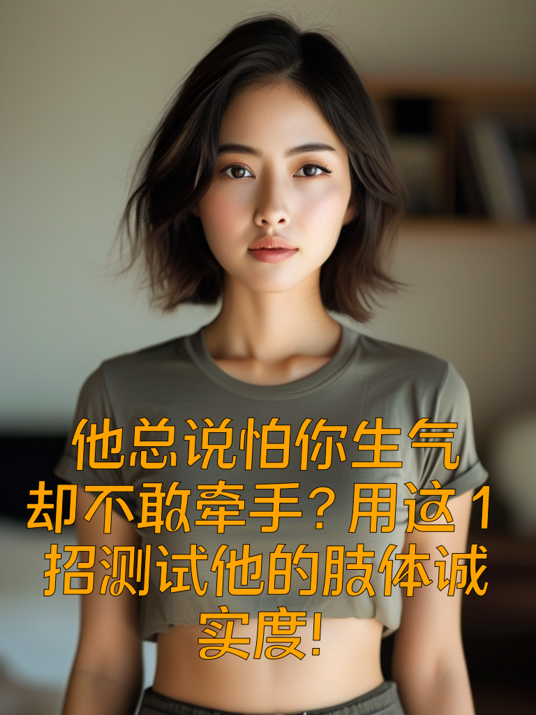 他总说‘怕你生气’却不敢牵手？用这1招测试他的‘肢体诚实度’！
