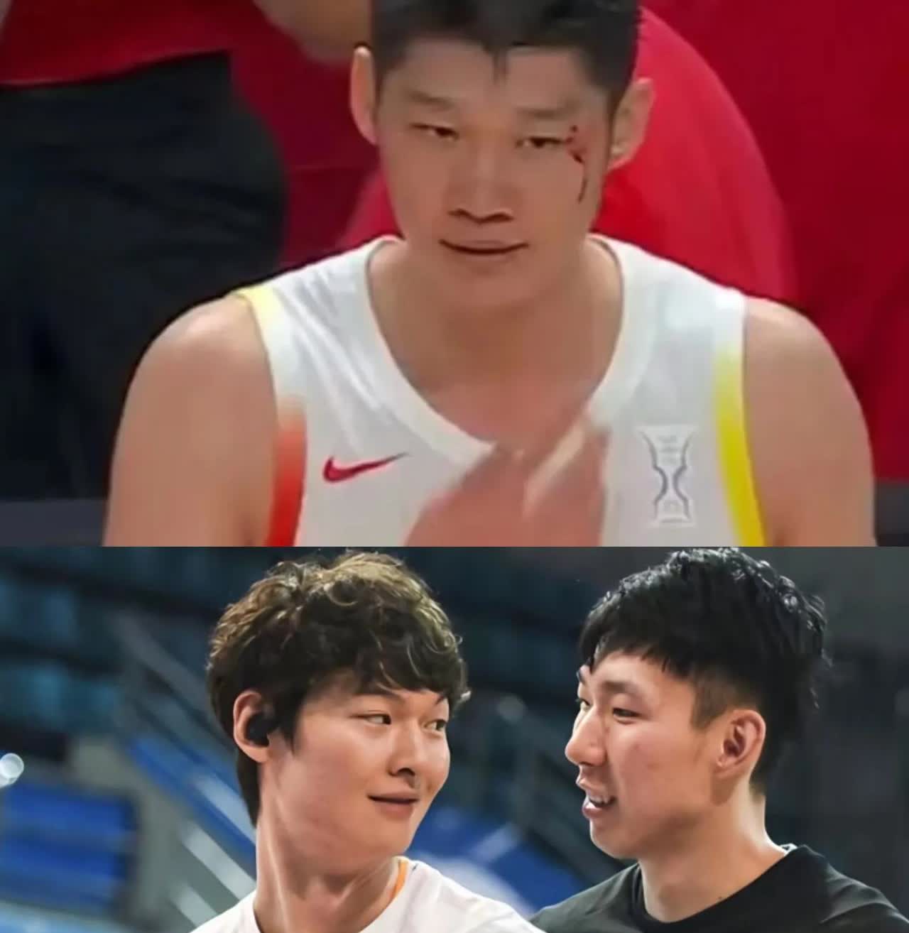 周琦:我有伤，我退赛！
胡金秋:我愿意为国家奉献我的一切！
     近日媒